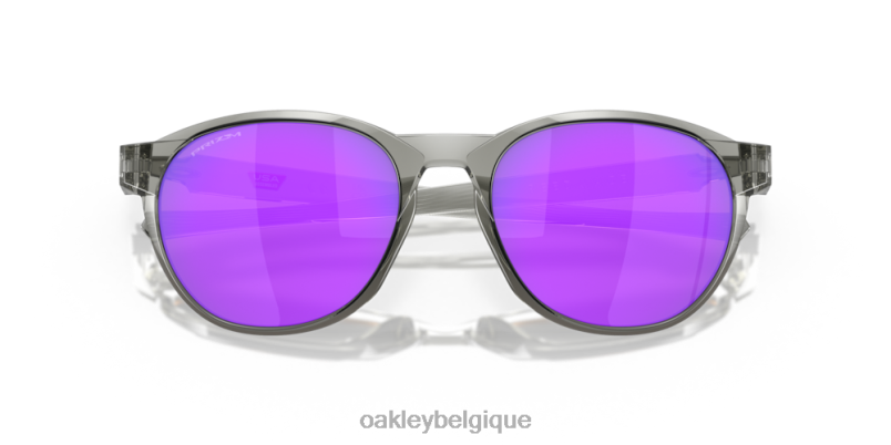 être Oakley lunettes reedmace (ajustement de pont bas) verres prizm violets, monture encre grise LFB04662