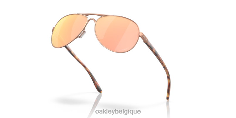 être Oakley lunettes retour verres Prizm or rose, monture or rose satiné LFB04487