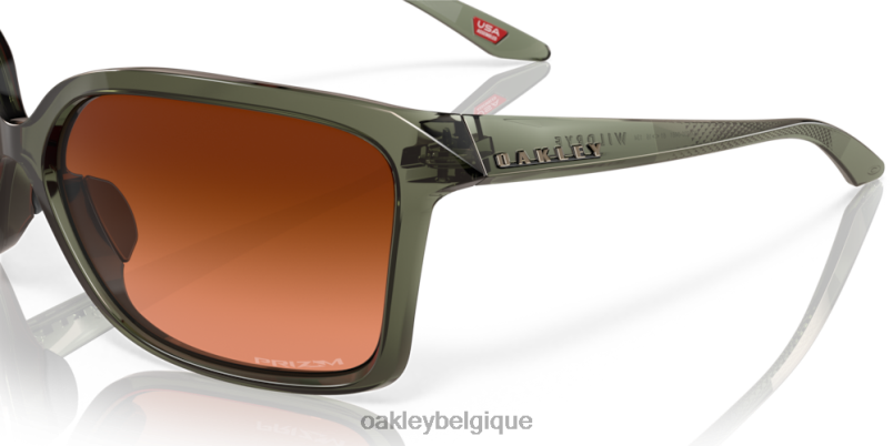 être Oakley lunettes seigle sauvage verres dégradés marron Prizm, monture encre olive LFB04291