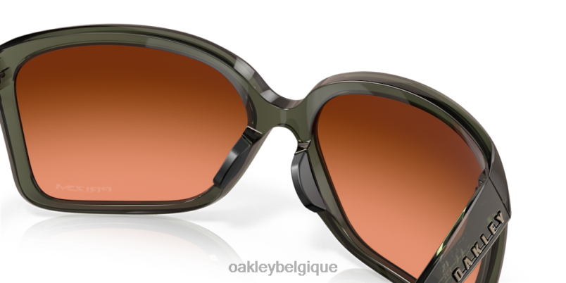 être Oakley lunettes seigle sauvage verres dégradés marron Prizm, monture encre olive LFB04291