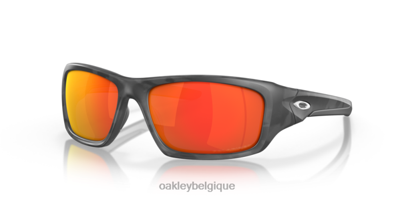 être Oakley lunettes soupape verres polarisés rubis iridium, monture camouflage noir mat LFB04778