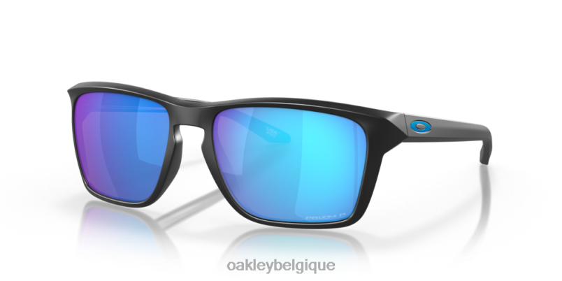 être Oakley lunettes sylas (ajustement du pont bas) Verres polarisés Prizm Sapphire, monture noire mate LFB04960