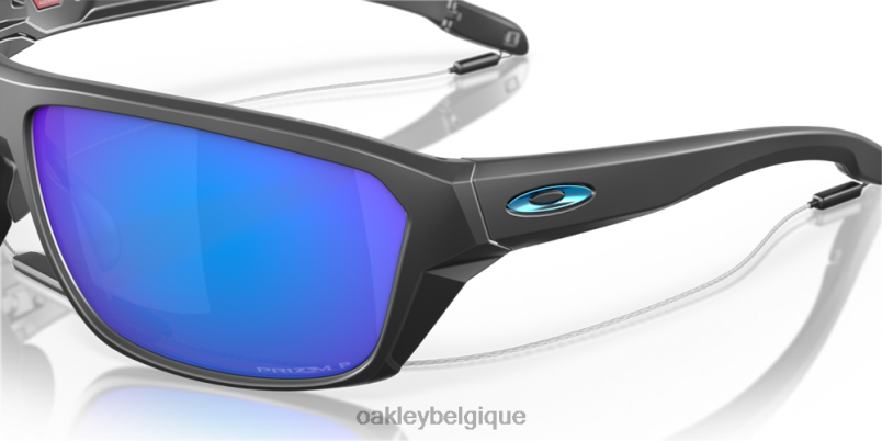 être Oakley lunettes tir partagé Verres polarisés Prizm Sapphire, monture noire mate LFB04302