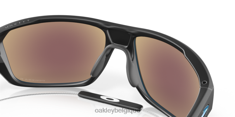 être Oakley lunettes tir partagé Verres polarisés Prizm Sapphire, monture noire mate LFB04302
