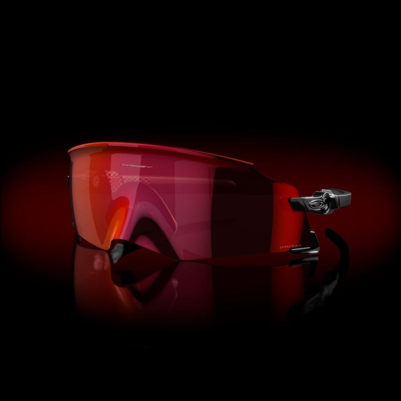 être Oakley lunettes Kato verres Prizm Trail Torch, monture noire polie LFB04983
