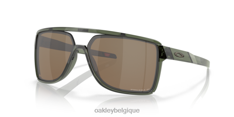 être Oakley lunettes château Verres polarisés Prizm tungstène, monture encre olive LFB04209