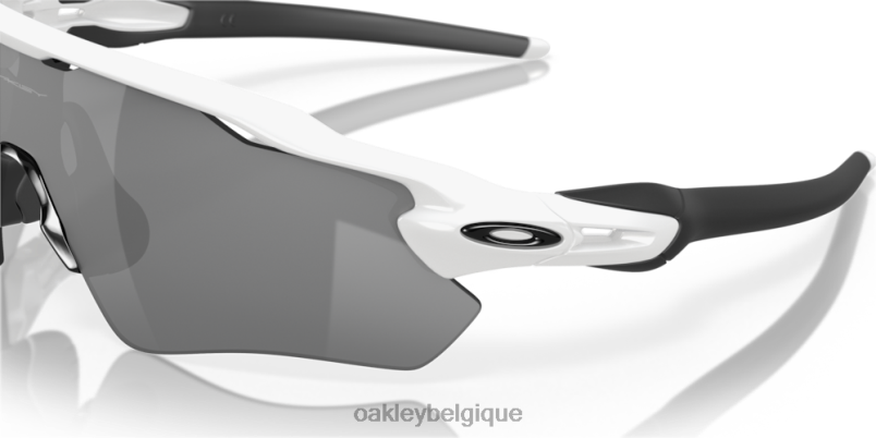 être Oakley lunettes chemin radar ev verres polarisants noirs Prizm, monture blanche polie LFB0439