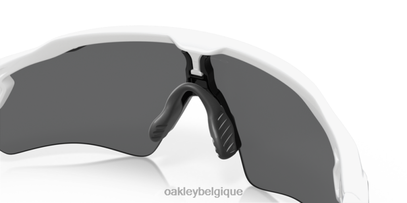 être Oakley lunettes chemin radar ev verres polarisants noirs Prizm, monture blanche polie LFB0439