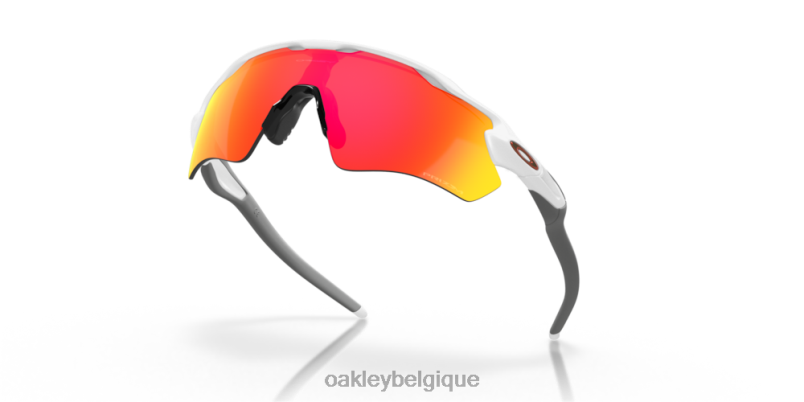 être Oakley lunettes couleurs de l'équipe radar ev path verres prizm rubis, monture blanche polie LFB0435
