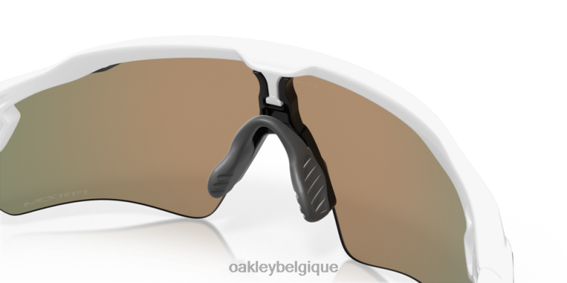 être Oakley lunettes couleurs de l'équipe radar ev path verres prizm rubis, monture blanche polie LFB0435
