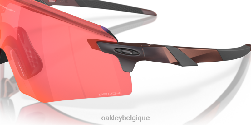être Oakley lunettes encodeur Verres Prizm Trail Torch, monture colorshift rouge mat LFB041048