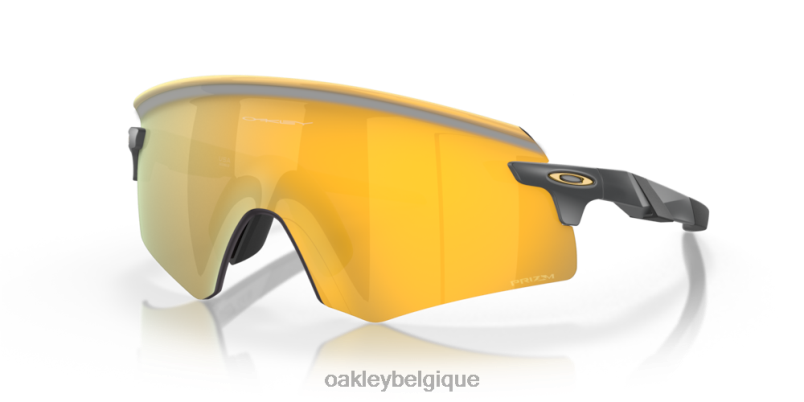 être Oakley lunettes encodeur verres Prizm 24k, monture en carbone mat LFB041044