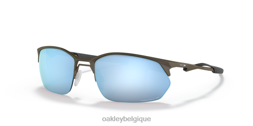 être Oakley lunettes fil d'écoute 2.0 Verres polarisés Prizm Deep Water, monture en plomb satiné LFB04379