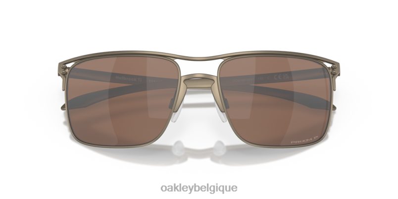 être Oakley lunettes holbrook ti Verres polarisés Prizm tungstène, monture en étain satiné LFB0448