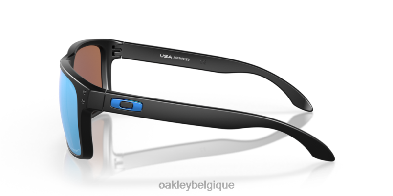 être Oakley lunettes holbrook xl Verres polarisés Prizm Deep Water, monture noire mate LFB0413