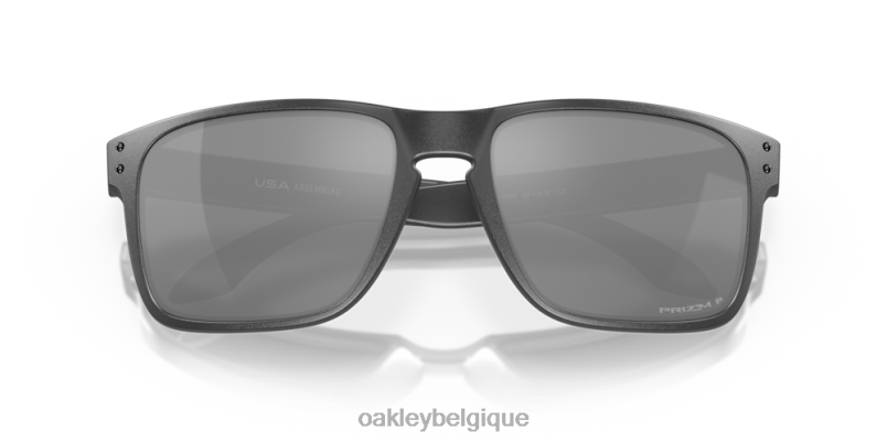 être Oakley lunettes holbrook xl verres polarisants noirs Prizm, monture en acier LFB0415