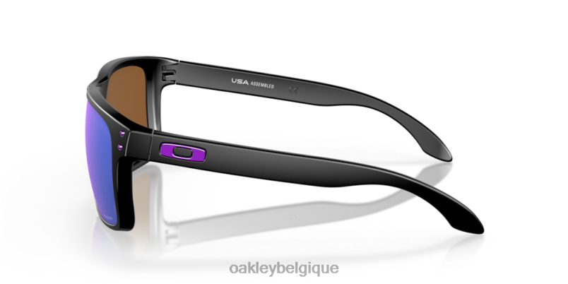 être Oakley lunettes holbrook xl verres prizm violets, monture noir mat LFB0410