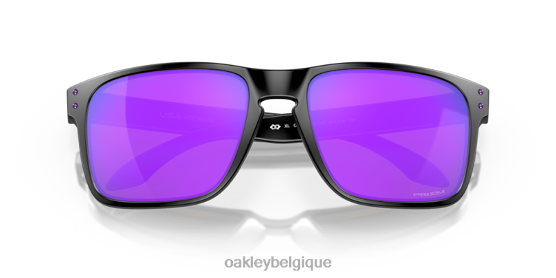 être Oakley lunettes holbrook xl verres prizm violets, monture noir mat LFB0410