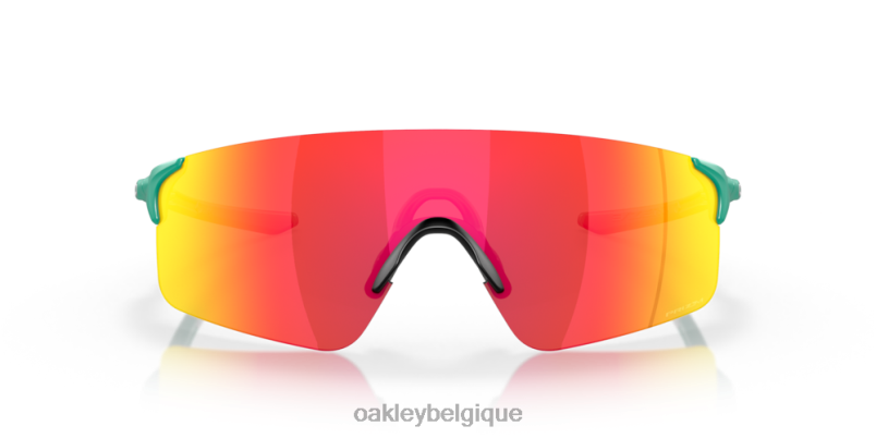 être Oakley lunettes lames evzéro verres prizm rubis, monture céleste mate LFB04286
