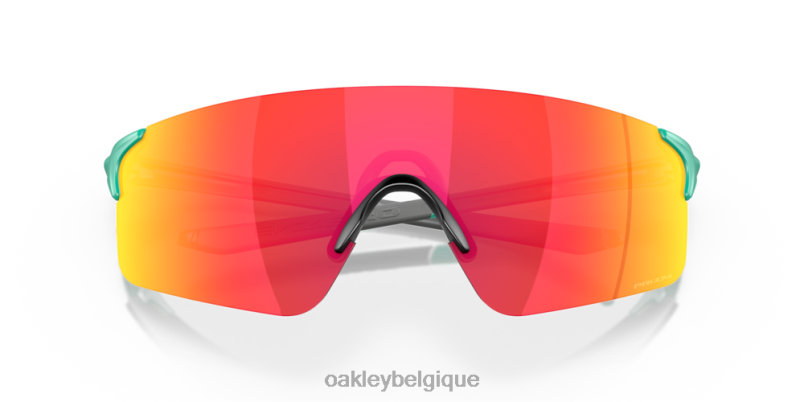 être Oakley lunettes lames evzéro verres prizm rubis, monture céleste mate LFB04286