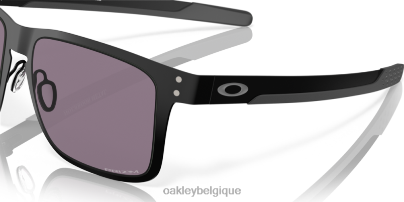 être Oakley lunettes métal holbrook verres prizm gris, monture noir mat LFB04354