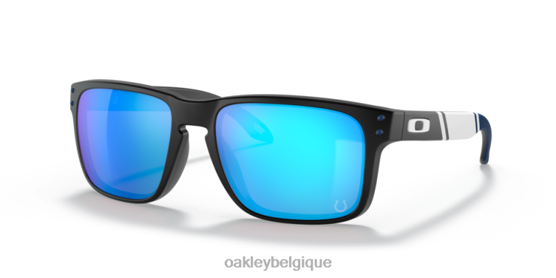 être Oakley lunettes Colts d'Indianapolis Holbrook verres saphir Prizm, monture noire mate LFB04626