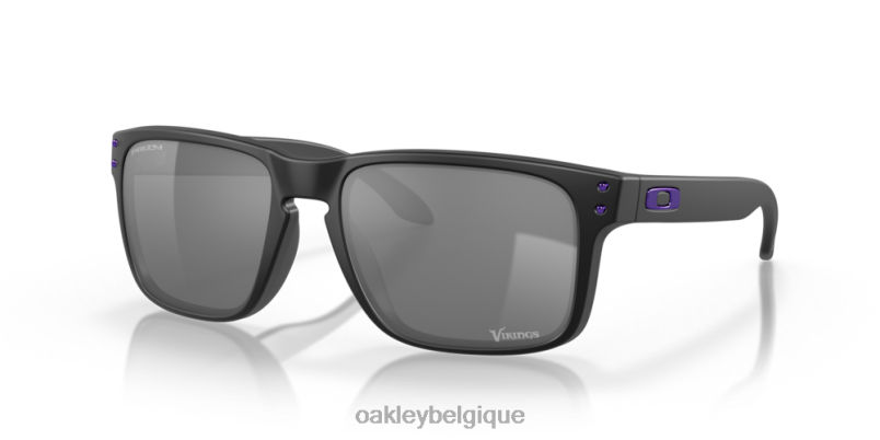 être Oakley lunettes Vikings du Minnesota Holbrook verres prizm noirs, monture noir mat LFB04638