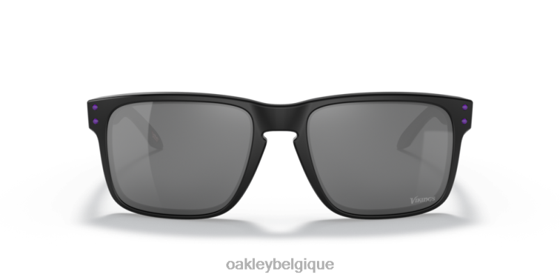 être Oakley lunettes Vikings du Minnesota Holbrook verres prizm noirs, monture noir mat LFB04639