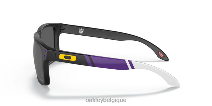 être Oakley lunettes Vikings du Minnesota Holbrook verres prizm noirs, monture noir mat LFB04639