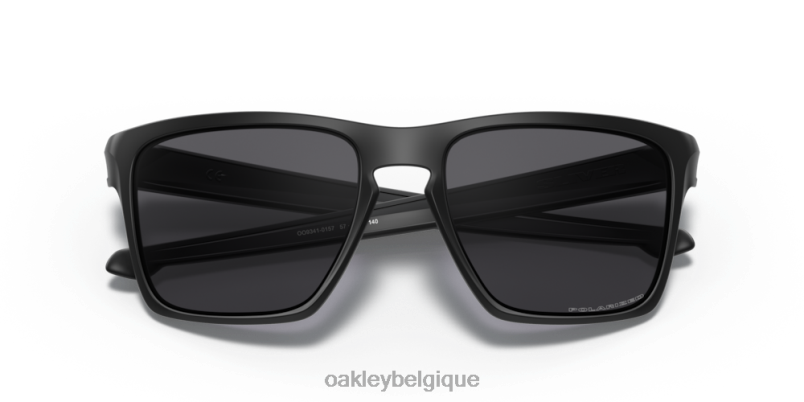 être Oakley lunettes argent xl verres polarisés gris, monture noir mat LFB04899
