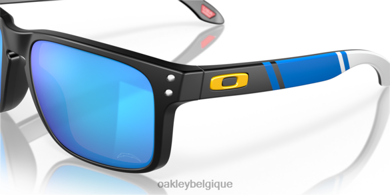 être Oakley lunettes chargeurs de los angeles holbrook verres saphir Prizm, monture noire mate LFB04632