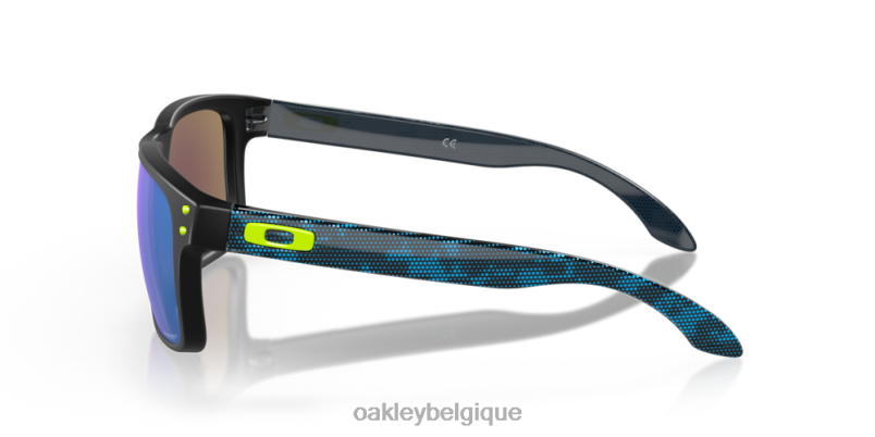 être Oakley lunettes collection haute résolution holbrook (ajustement pont bas) verres saphir Prizm, monture noire polie LFB04804