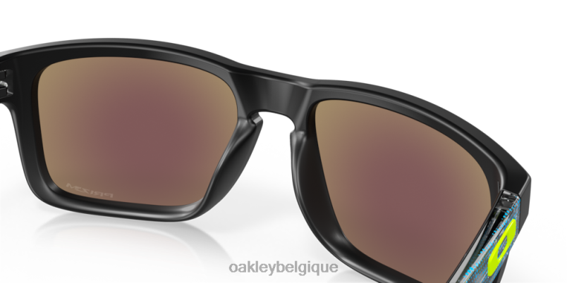 être Oakley lunettes collection haute résolution holbrook (ajustement pont bas) verres saphir Prizm, monture noire polie LFB04804
