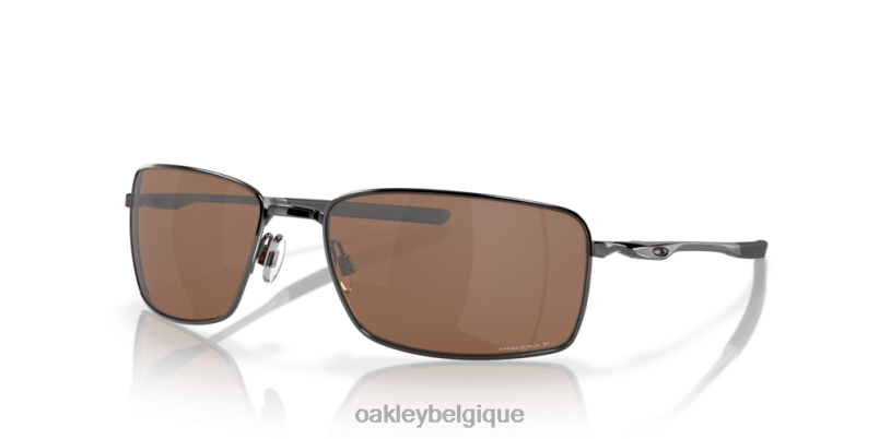 être Oakley lunettes fil carré Verres polarisés Prizm tungstène, monture tungstène LFB04498