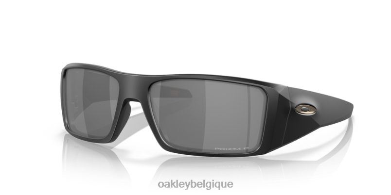 être Oakley lunettes héliostat verres polarisants noirs Prizm, monture noire mate LFB04755