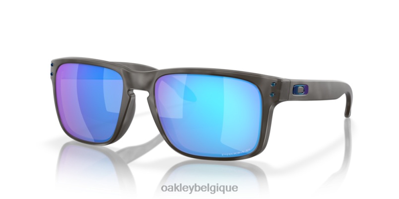 être Oakley lunettes holbrook (montage pont bas) Verres polarisants Prizm Saphir, monture écaille noire mate LFB04792
