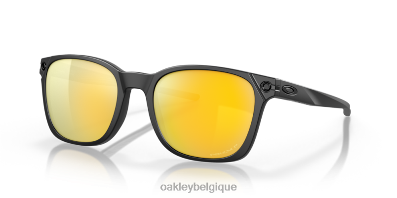 être Oakley lunettes injecteur Verres polarisés Prizm 24K, monture noire mate LFB04579