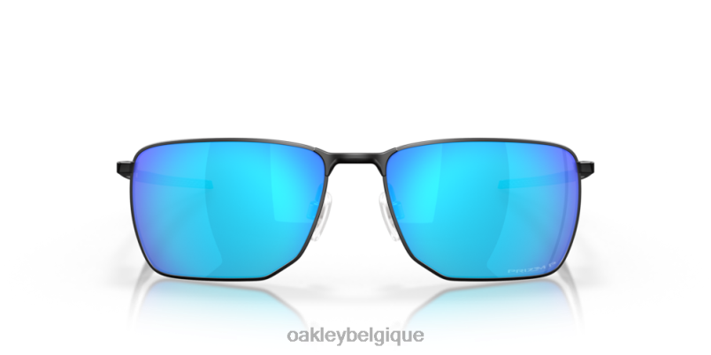 être Oakley lunettes éjecteur Verres polarisés Prizm Saphir, monture noire satinée LFB04349