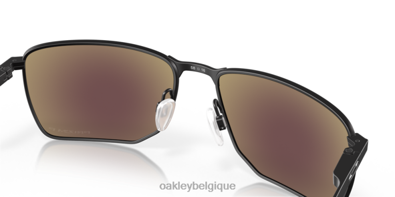être Oakley lunettes éjecteur Verres polarisés Prizm Saphir, monture noire satinée LFB04349