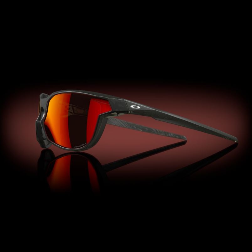 être Oakley lunettes kaast verres Prizm Ruby, monture gris fumé mat LFB04751