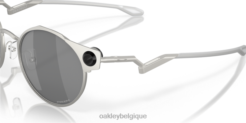être Oakley lunettes pêne dormant verres prizm noirs, monture chrome satiné LFB04538
