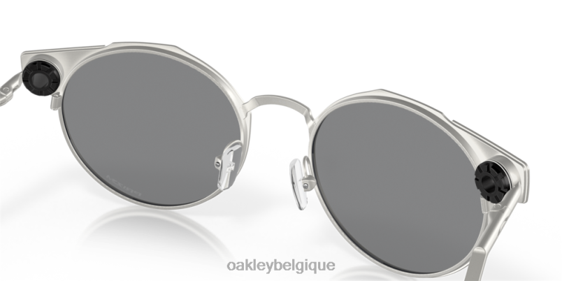 être Oakley lunettes pêne dormant verres prizm noirs, monture chrome satiné LFB04538