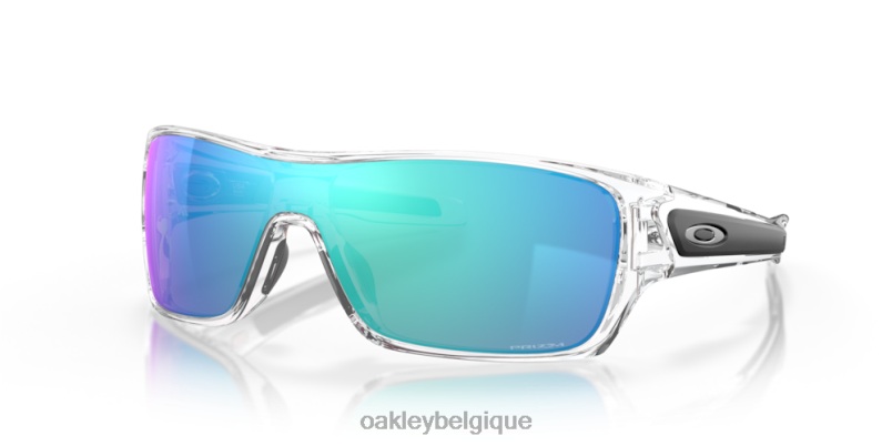 être Oakley lunettes rotor de turbine Verres saphir Prizm, monture transparente polie LFB04160