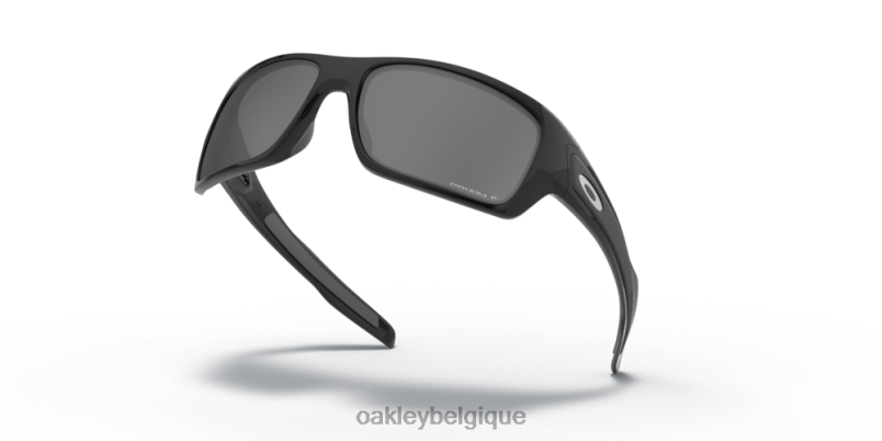 être Oakley lunettes turbine Verres polarisants noirs Prizm, monture noire polie LFB04428