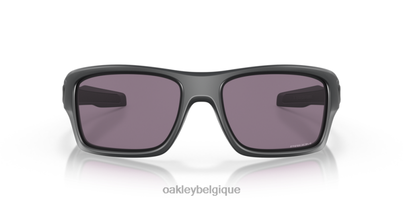 être Oakley lunettes turbine verres prizm gris, monture carbone mat LFB04435