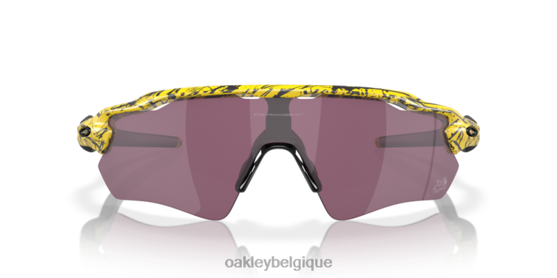 être Oakley lunettes Chemin radar ev du tour de france 2023 verres prizm road noirs, monture anti-éclaboussures tdf LFB04729
