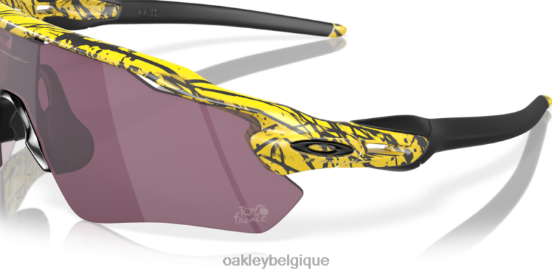 être Oakley lunettes Chemin radar ev du tour de france 2023 verres prizm road noirs, monture anti-éclaboussures tdf LFB04729