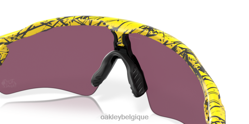 être Oakley lunettes Chemin radar ev du tour de france 2023 verres prizm road noirs, monture anti-éclaboussures tdf LFB04729