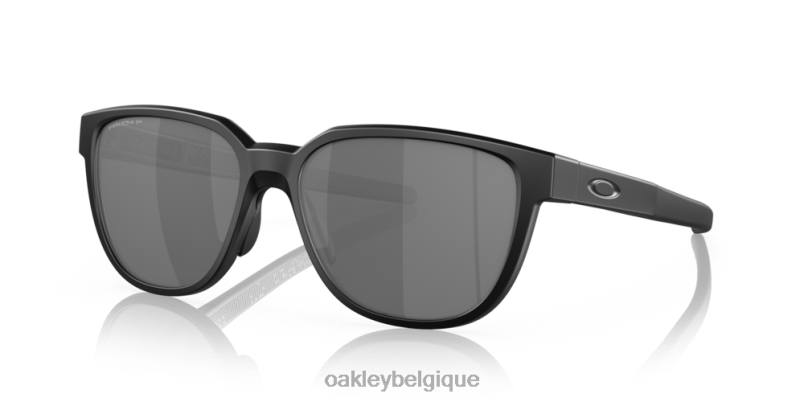 être Oakley lunettes actionneur (montage en pont bas) verres polarisants noirs Prizm, monture noire mate LFB04838