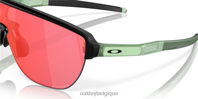 être Oakley lunettes couloir (passage bas) verres Prizm Trail Torch, monture noire mate LFB04172